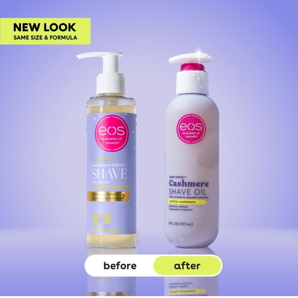 EOS Cashmere Shave Oil - Purple and White